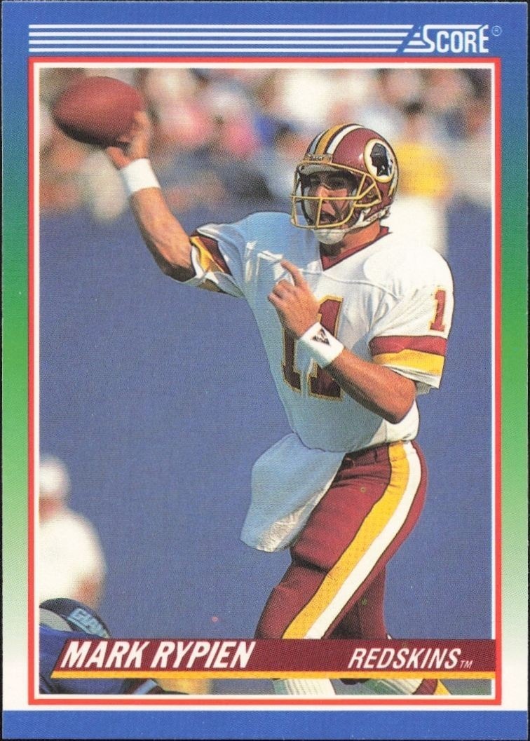 1990 Score Mark Rypien #350 trading card