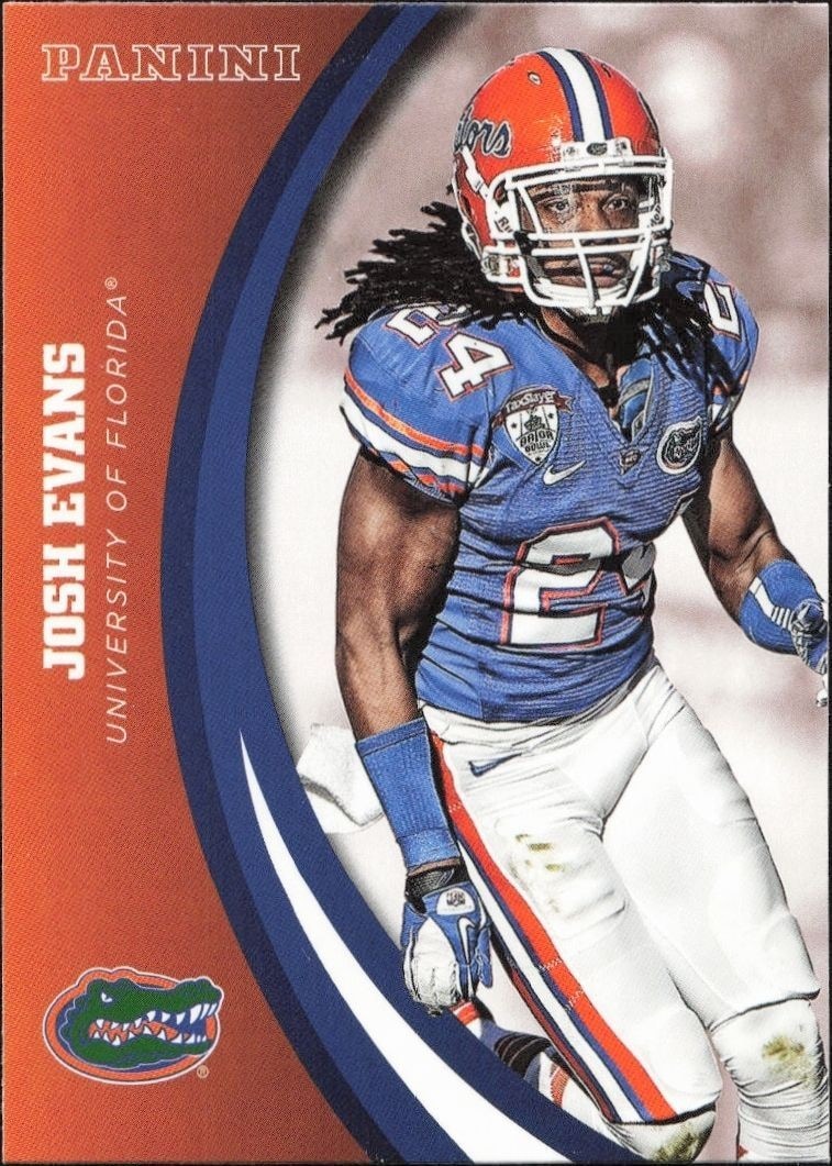 2015 Panini Florida Gators Josh Evans #34 trading card