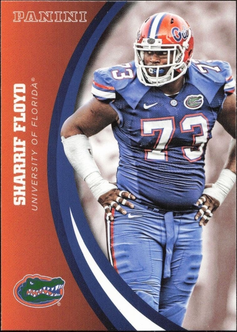 2015 Panini Florida Gators Sharrif Floyd #57 trading card