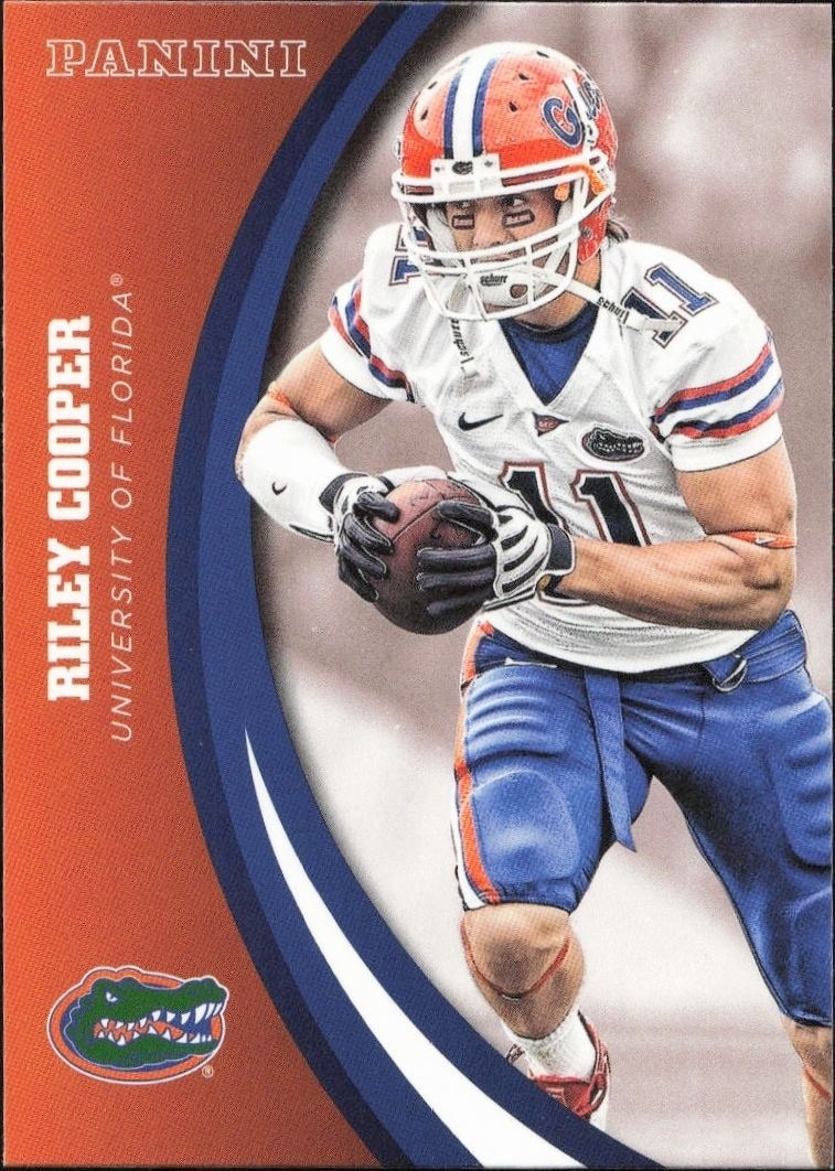 2015 Panini Florida Gators Riley Cooper #55 trading card