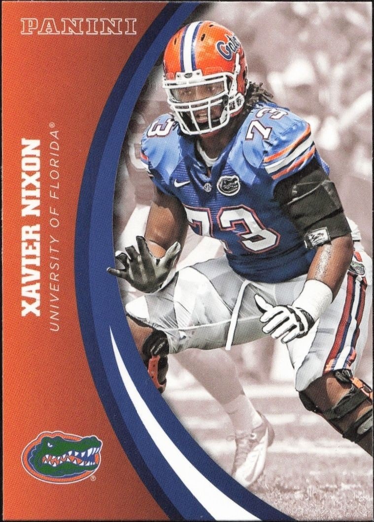 2015 Panini Florida Gators Xavier Nixon #63 trading card
