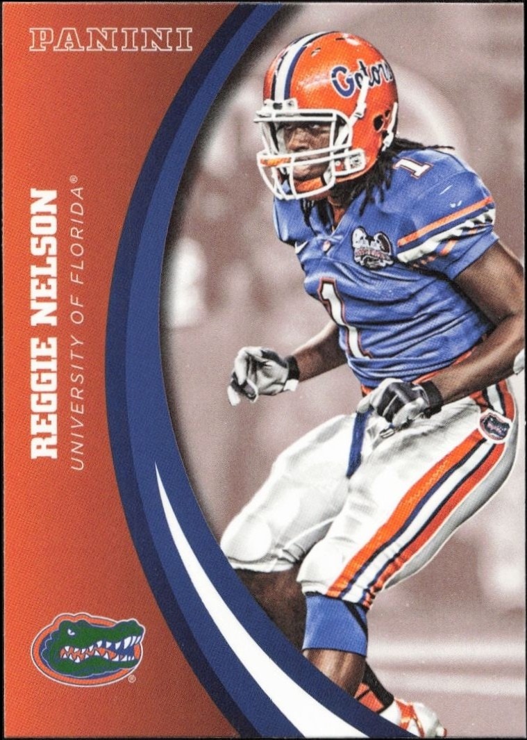 2015 Panini Florida Gators Reggie Nelson #54 trading card