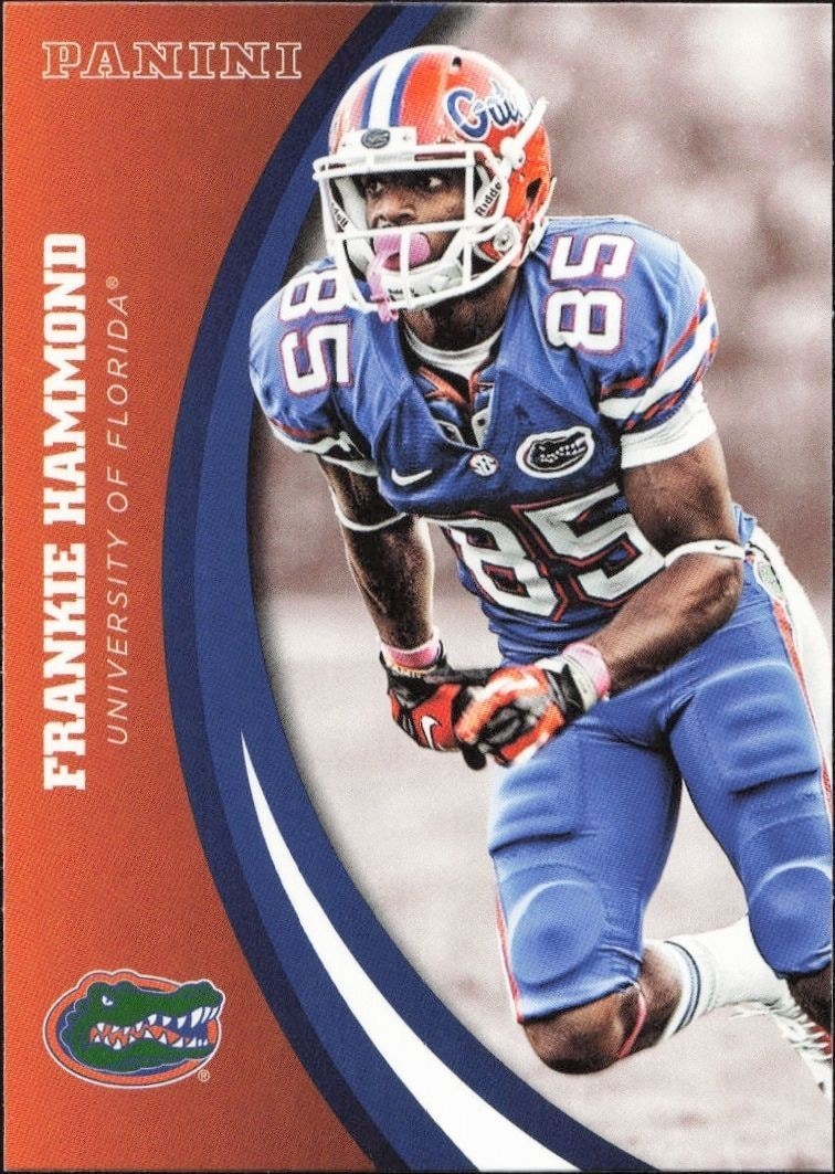 2015 Panini Florida Gators Frankie Hammond #18 trading card
