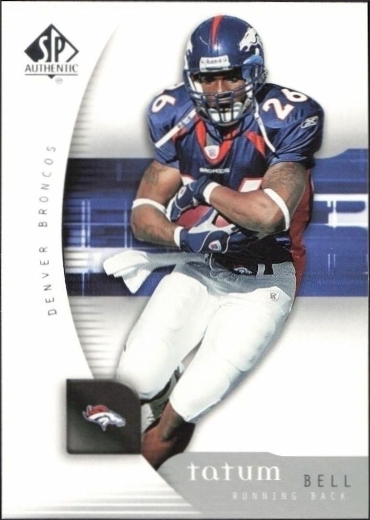 2005 Upper-Deck SP Authentic Tatum Bell #25 trading card