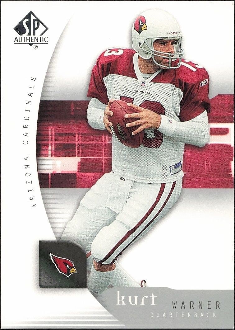2005 Upper-Deck SP Authentic Kurt Warner #1 trading card