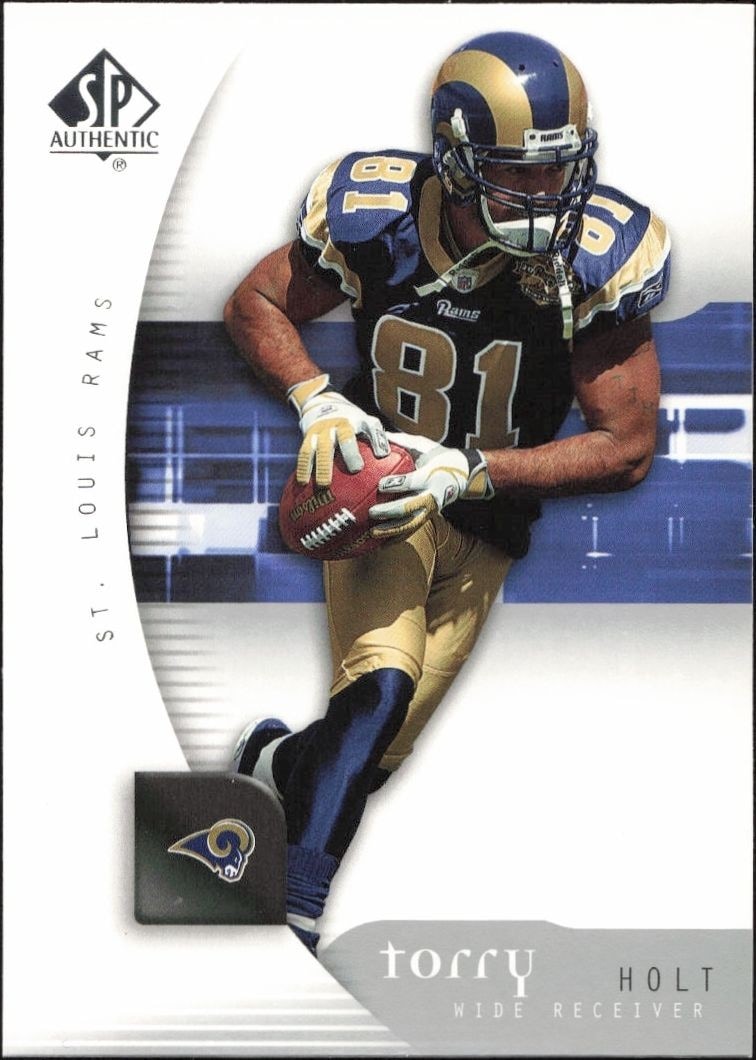 2005 Upper-Deck SP Authentic Torry Holt #81 trading card