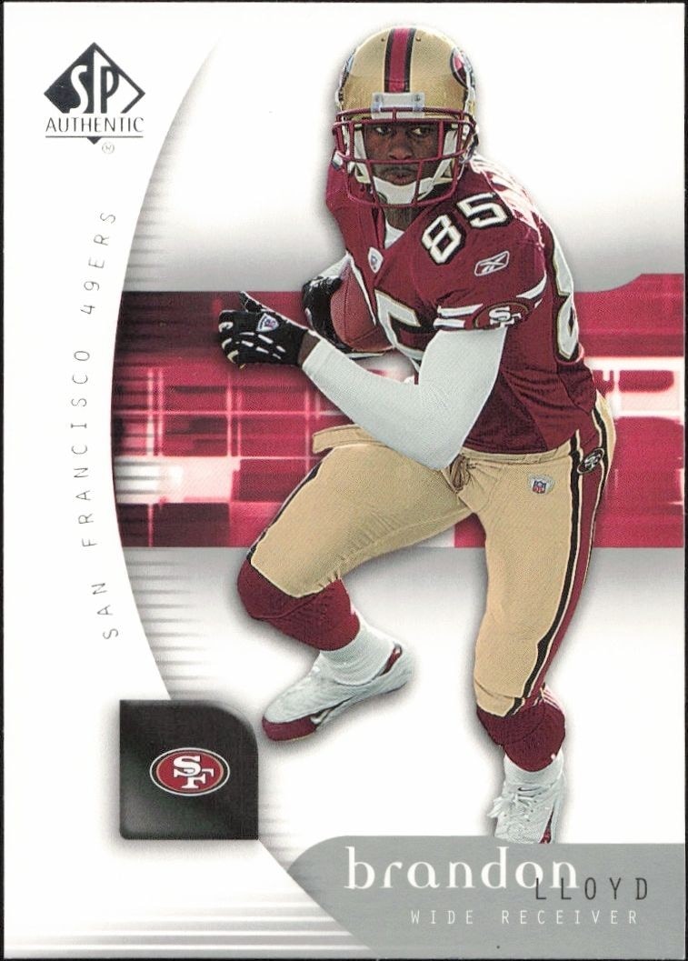 2005 Upper-Deck SP Authentic Brandon Lloyd #75 trading card
