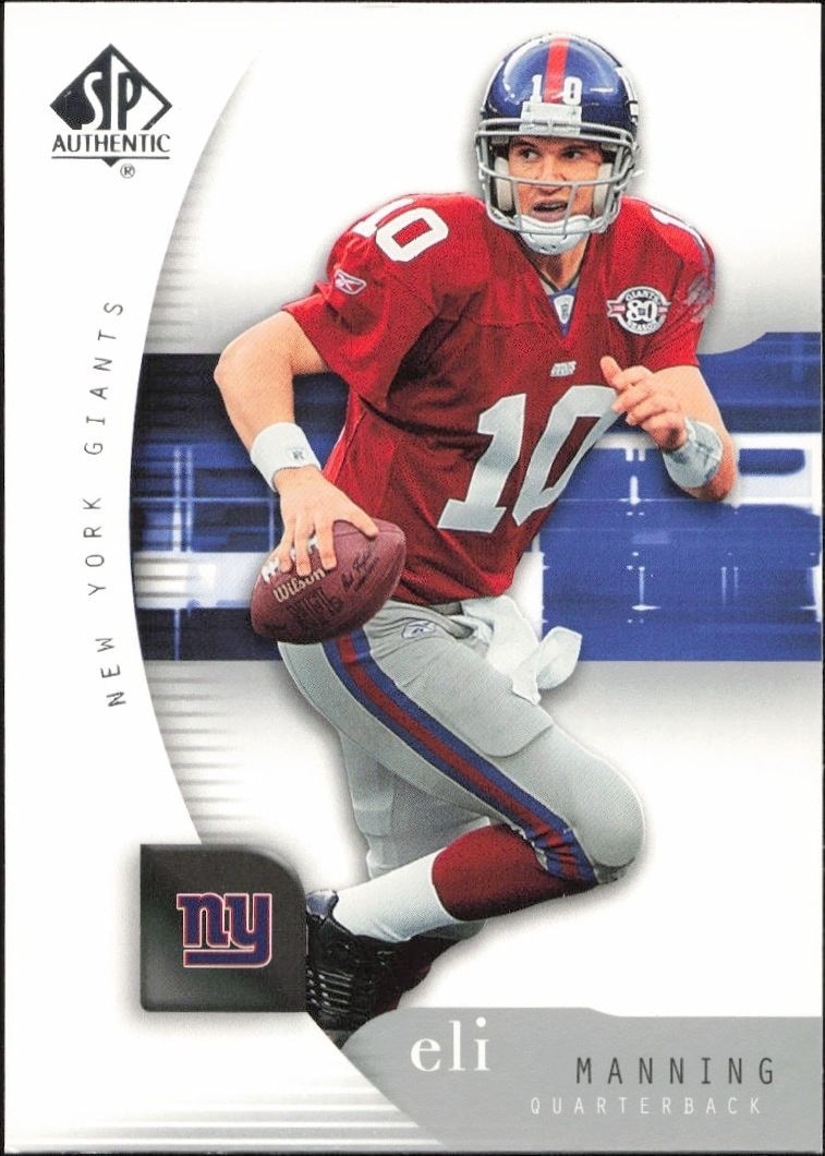 2005 Upper-Deck SP Authentic Eli Manning #56 trading card