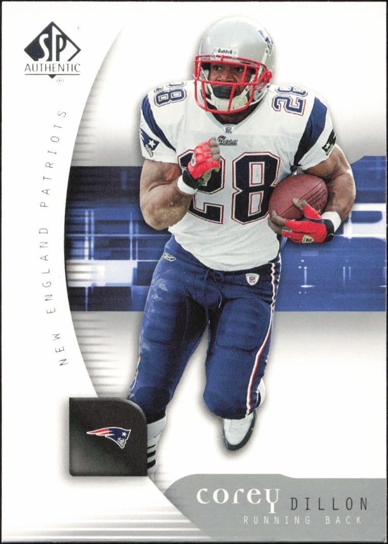 2005 Upper-Deck SP Authentic Corey Dillon #51 trading card