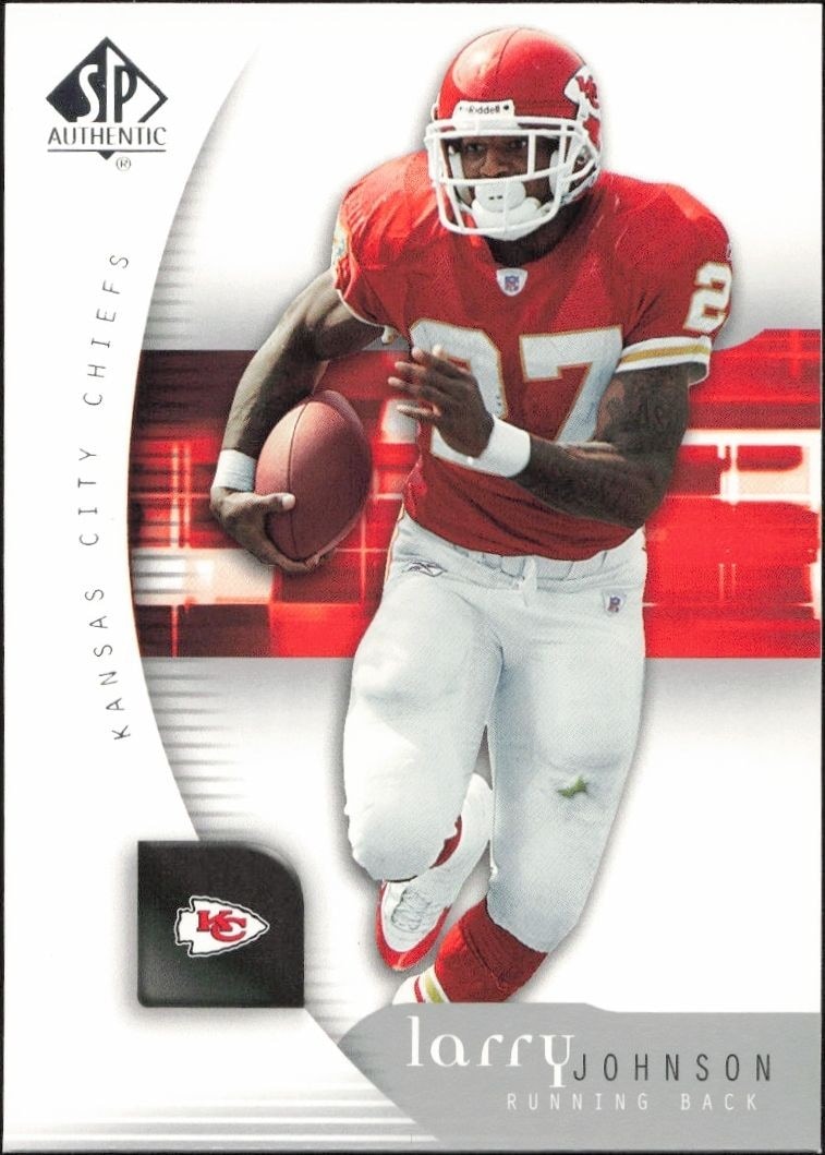2005 Upper-Deck SP Authentic Larry Johnson #43 trading card