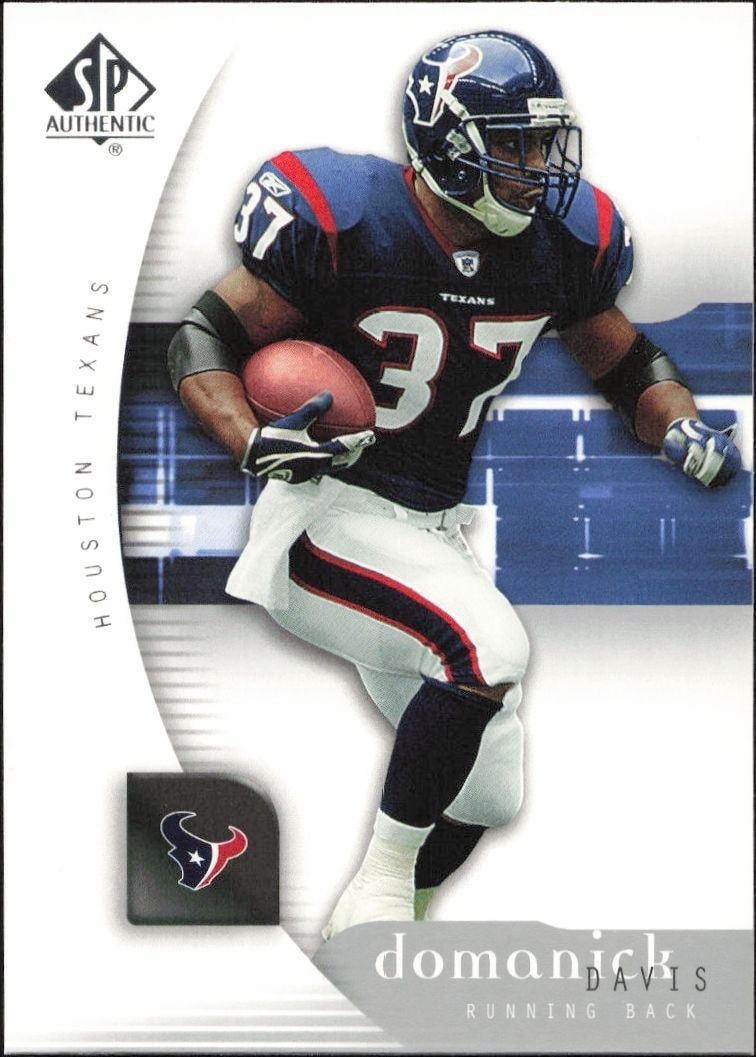 2005 Upper-Deck SP Authentic Domanick Davis #35 trading card