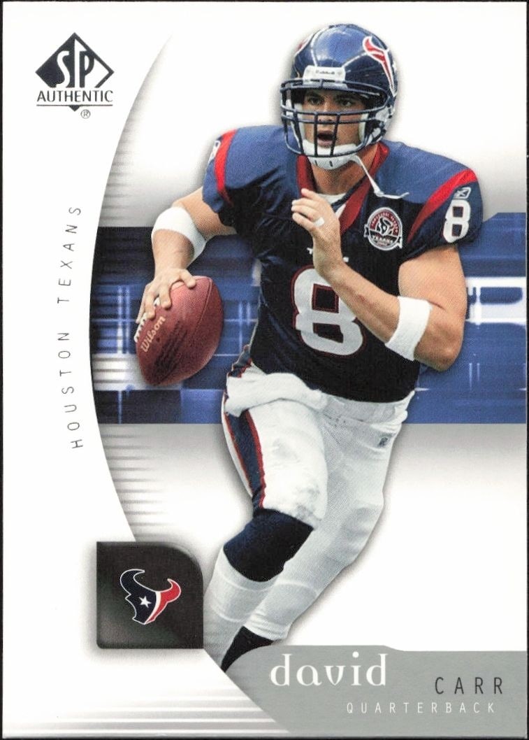 2005 Upper-Deck SP Authentic David Carr #33 trading card