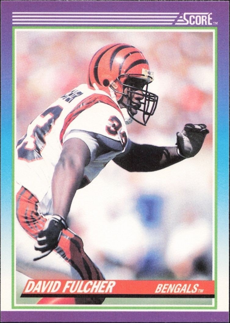 1990 Score David Fulcher #183 trading card