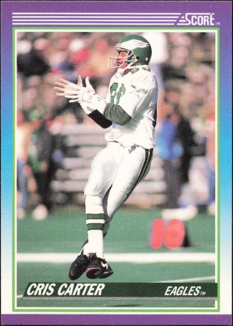 1990 Score Cris Carter #193 trading card
