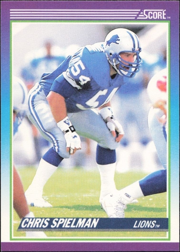 1990 Score Chris Spielman #191 trading card