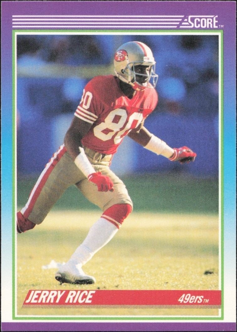 1990 Score Jerry Rice #200 trading card