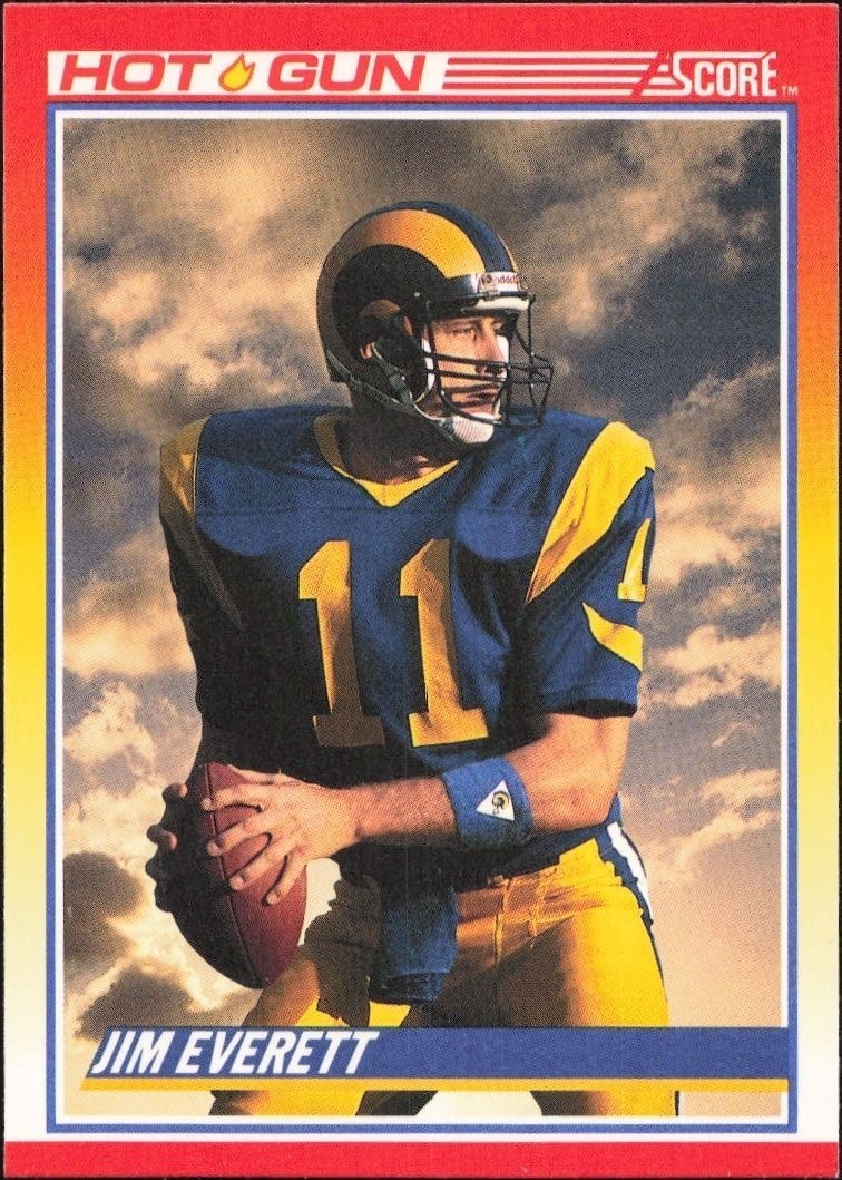 1990 Score Jim Everett #312 trading card