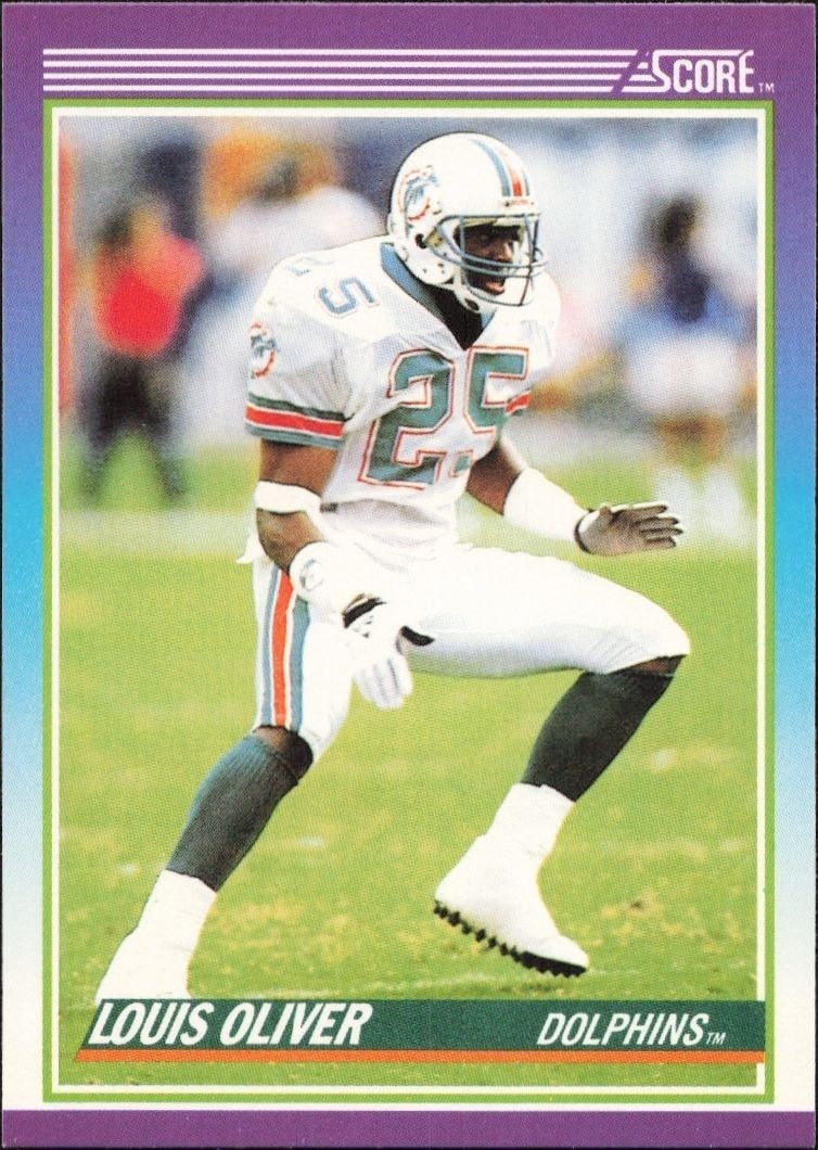 1990 Score Louis Oliver #215 trading card