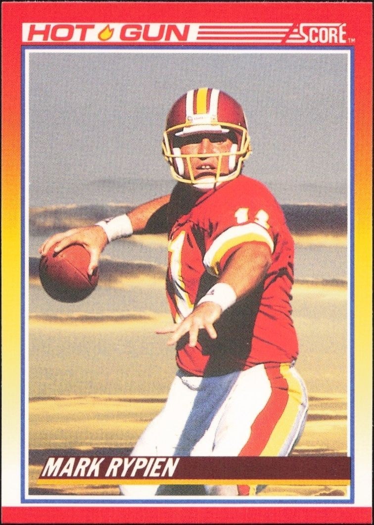 1990 Score Mark Rypien #313 trading card