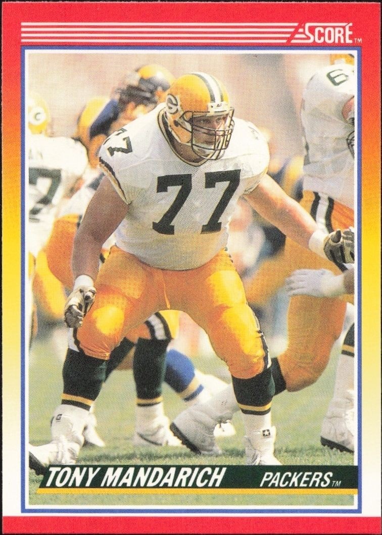 1990 Score Tony Mandarich #289 trading card