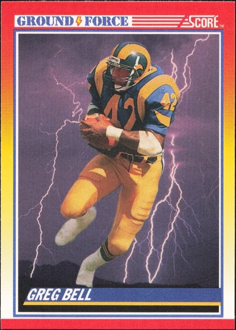 1990 Score Greg Bell #328 trading card