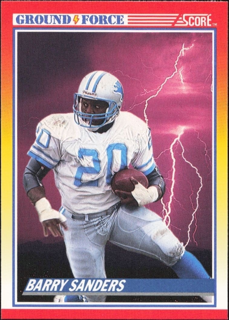 1990 Score Barry Sanders #325 trading card
