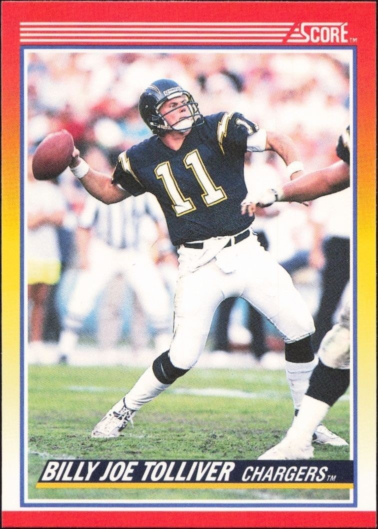 1990 Score Billy Joe Tolliver #280 trading card