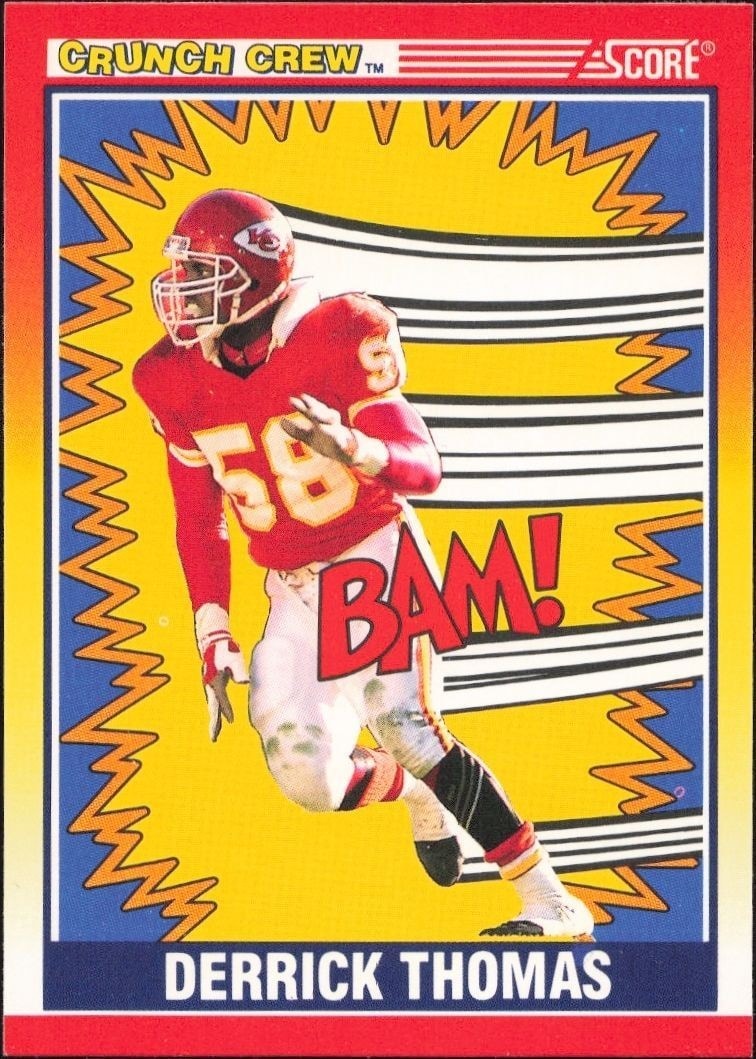 1990 Score Derrick Thomas #553 trading card