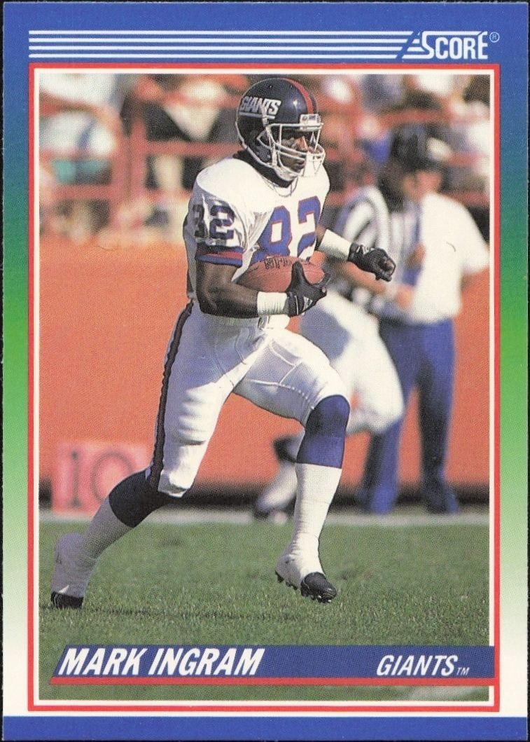 1990 Score Mark Ingram #437 trading card