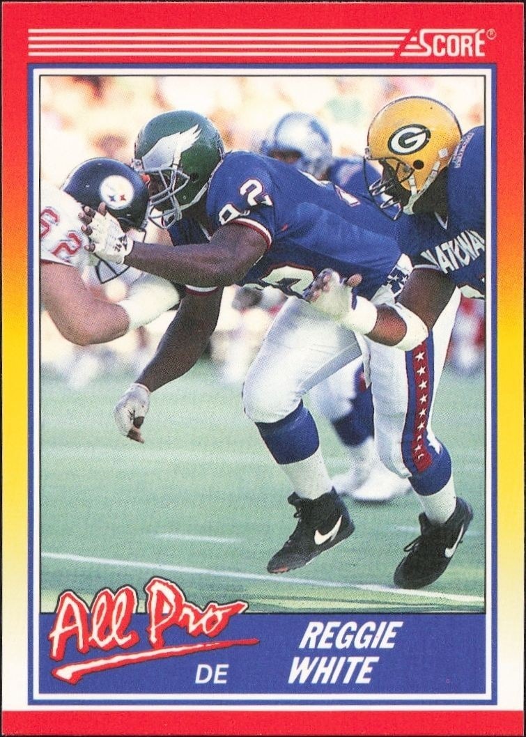 1990 Score Reggie White #574 trading card