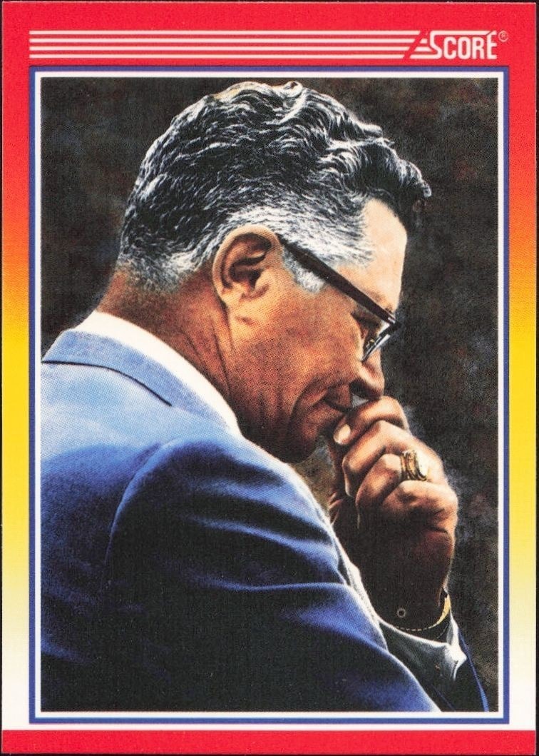 1990 Score Vince Lombardi #603 trading card