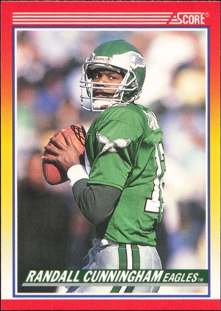 1990 Score Randall Cunningham #605 trading card