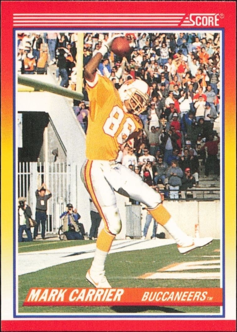 1990 Score Mark Carrier #604 trading card