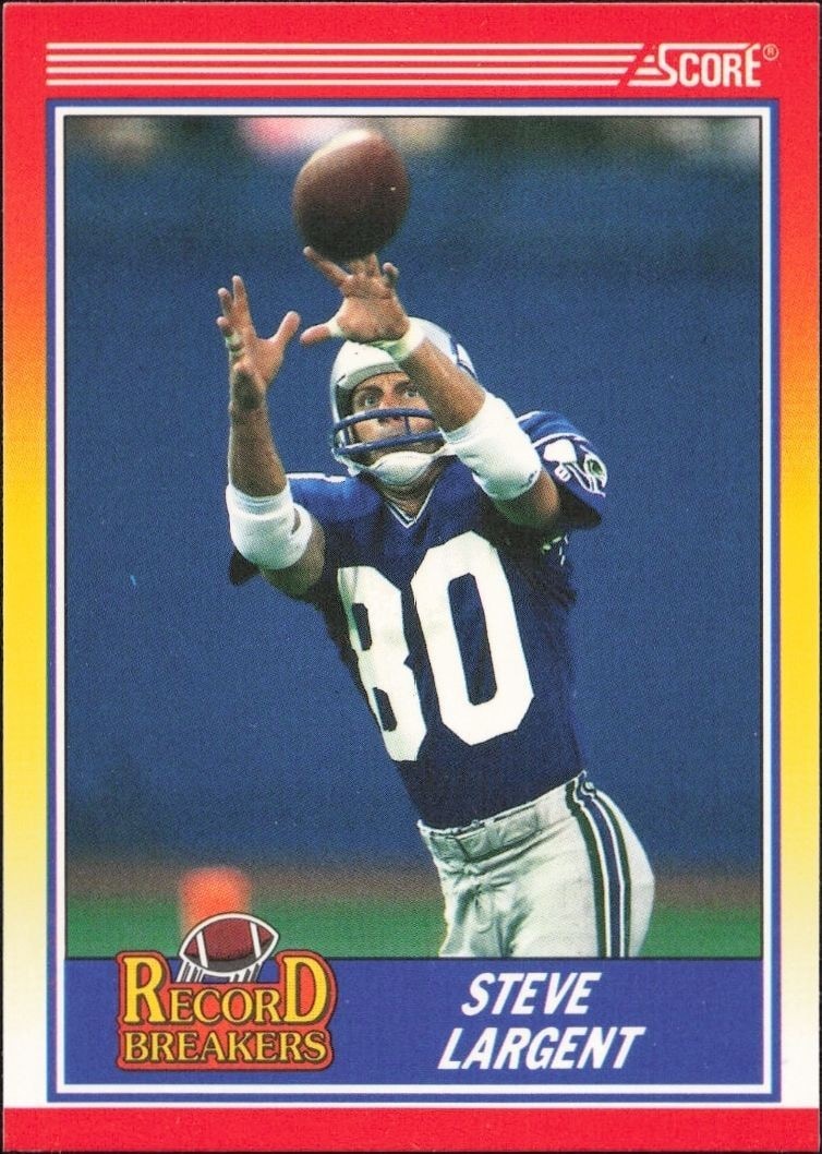 1990 Score Steve Largent #592 trading card