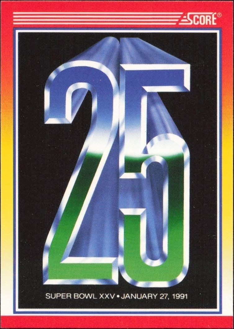 1990 Score Super Bowl Wrap #602 trading card