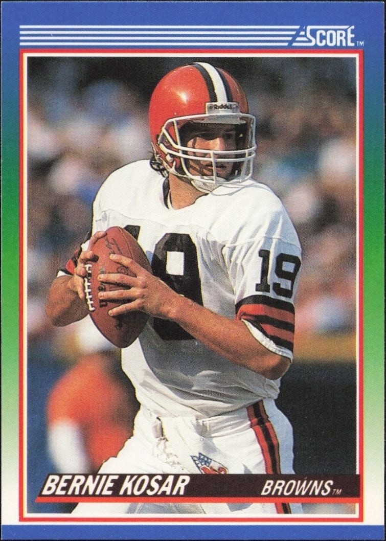 1990 Score Bernie Kosar #60 trading card