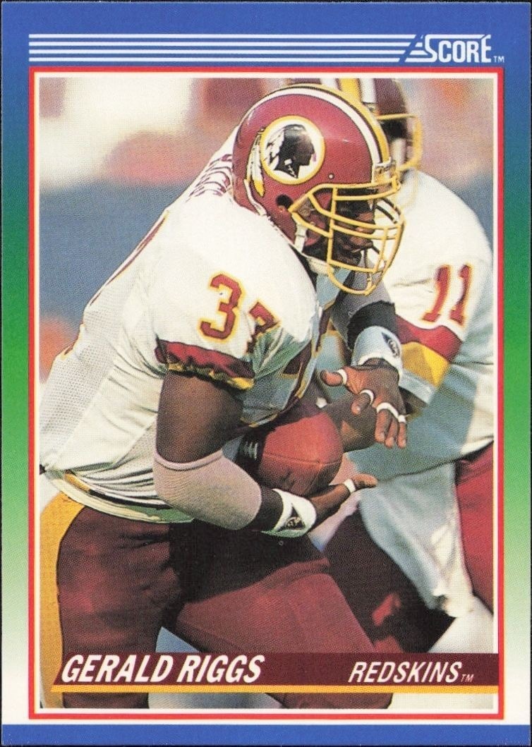 1990 Score Gerald Riggs #66 trading card
