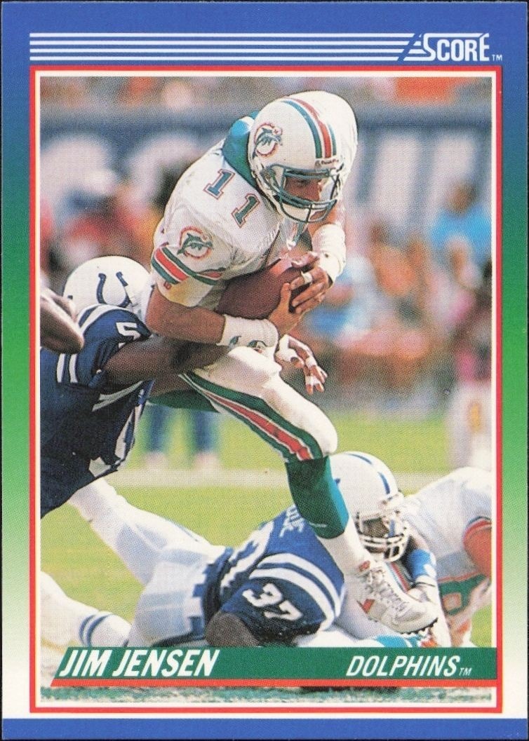 1990 Score Jim Jensen #84 trading card
