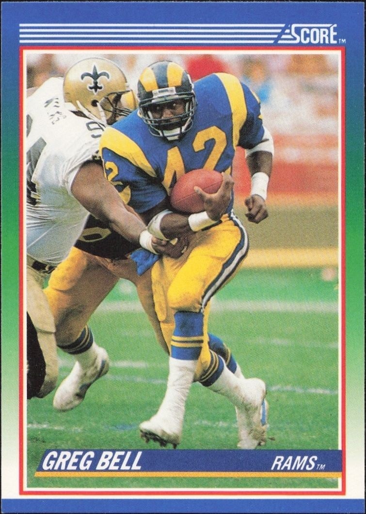 1990 Score Greg Bell #89 trading card
