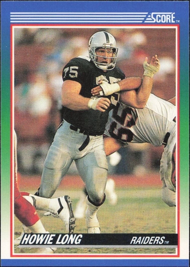 1990 Score Howie Long #98 trading card