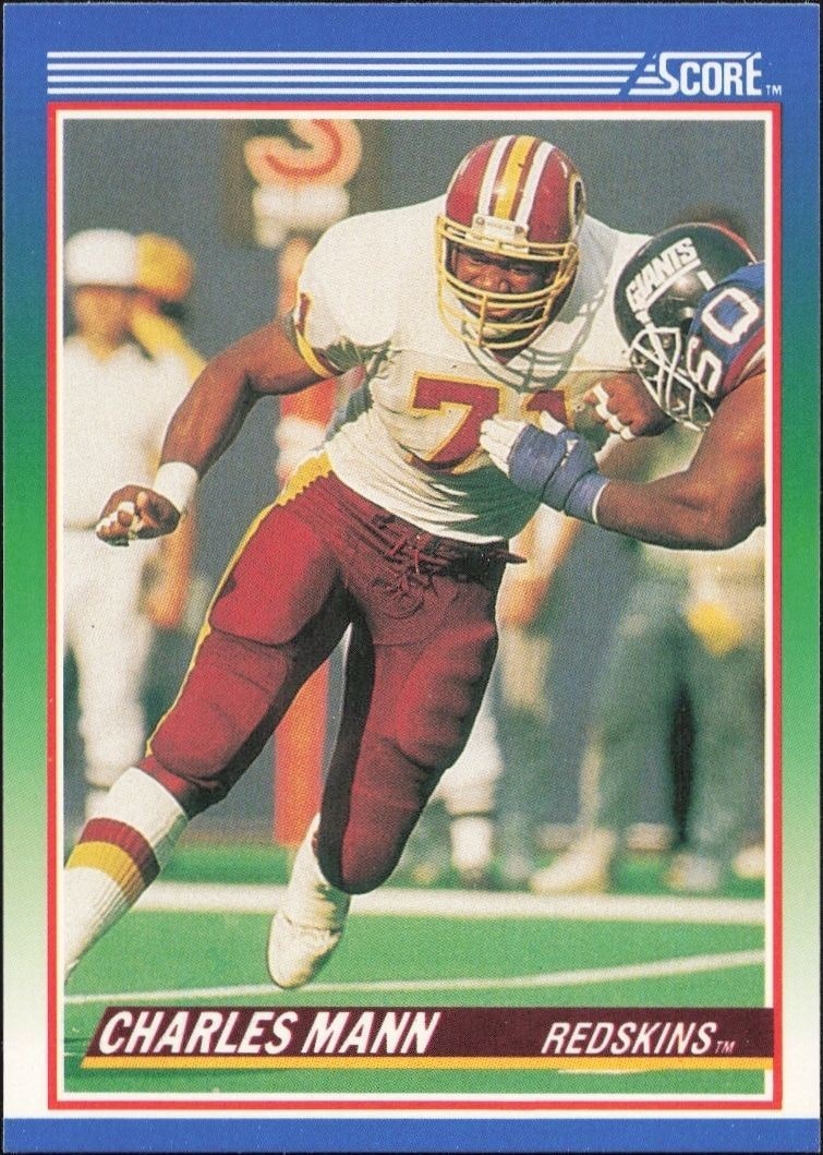 1990 Score Charles Mann #101 trading card