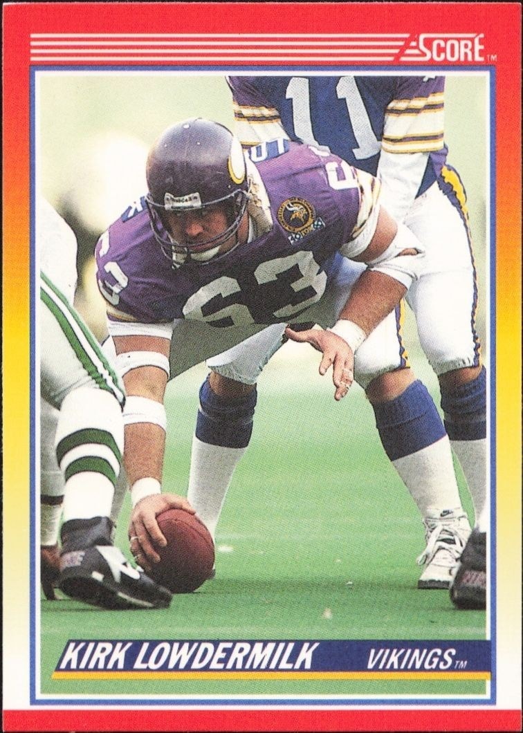 1990 Score Kirk Lowdermilk #281 trading card