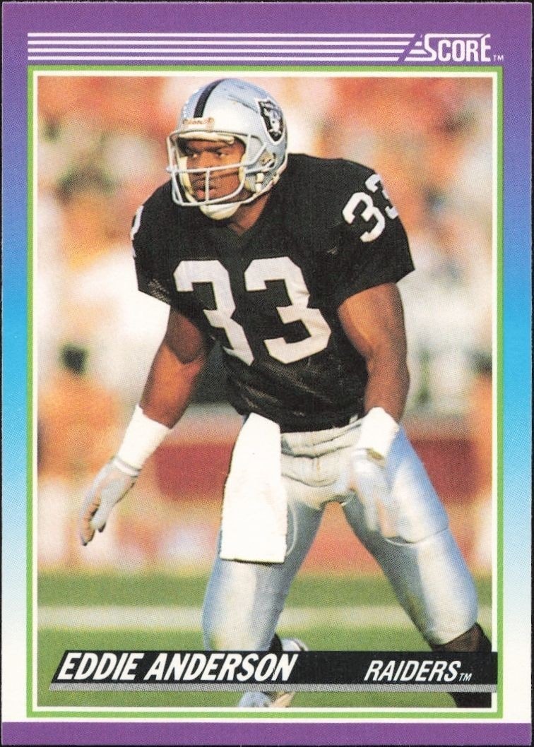 1990 Score Eddie Anderson #169 trading card