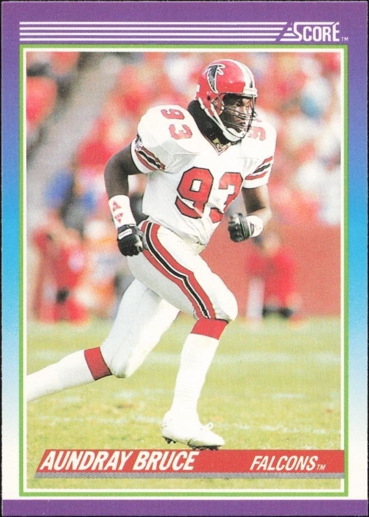 1990 Score Aundray Bruce #167 trading card