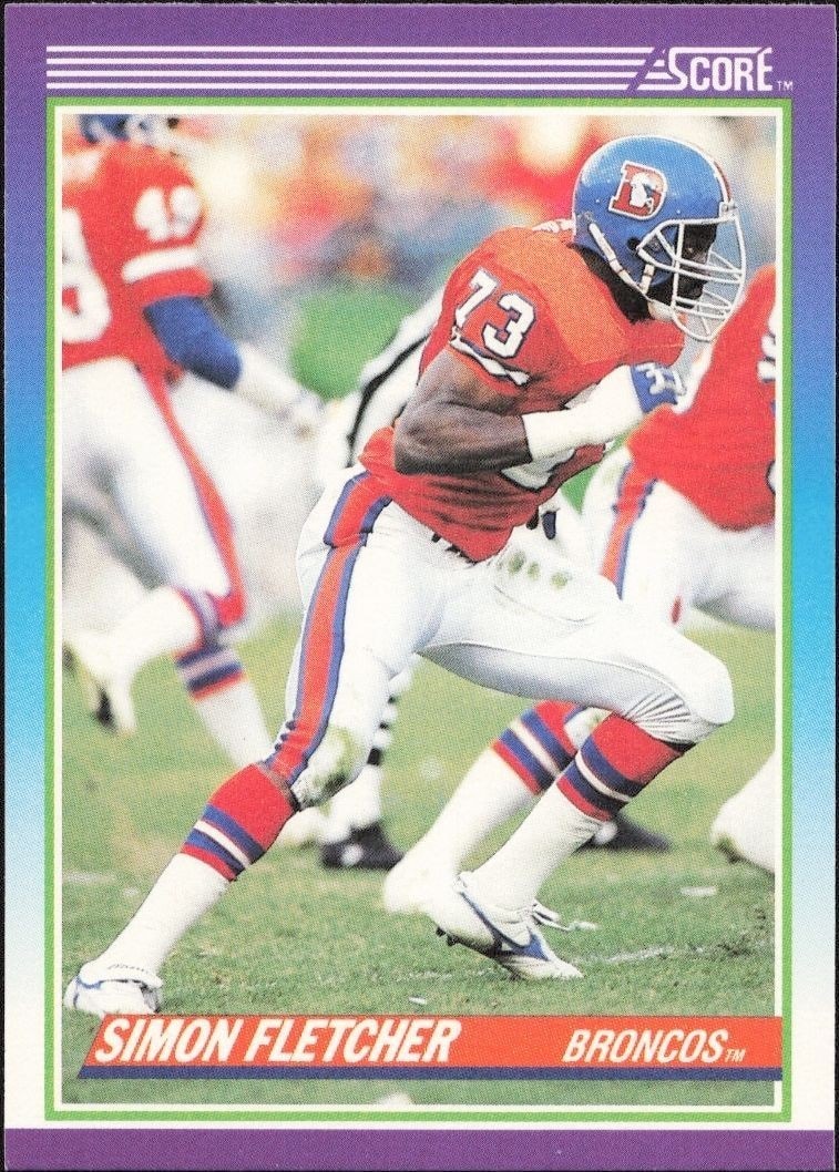 1990 Score Simon Fletcher #173 trading card