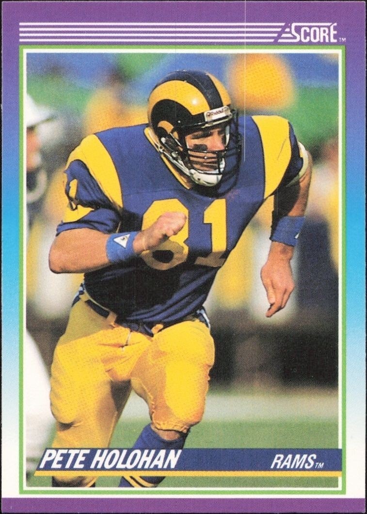 1990 Score Pete Holohan #179 trading card