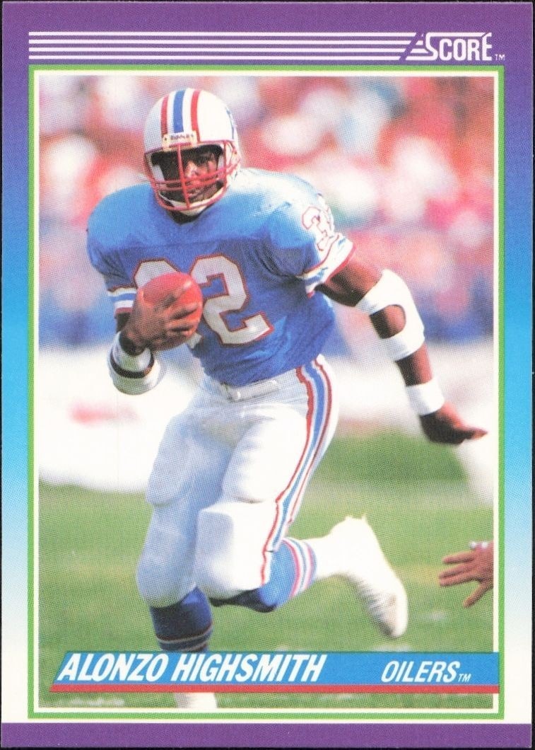 1990 Score Alonzo Highsmith #138 trading card