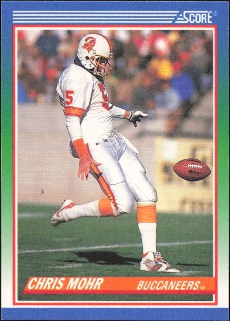 1990 Score Chris Mohr #363 trading card