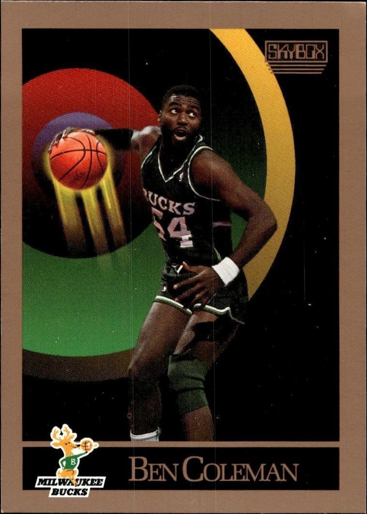 1990-91 Skybox Ben Coleman #156 trading card