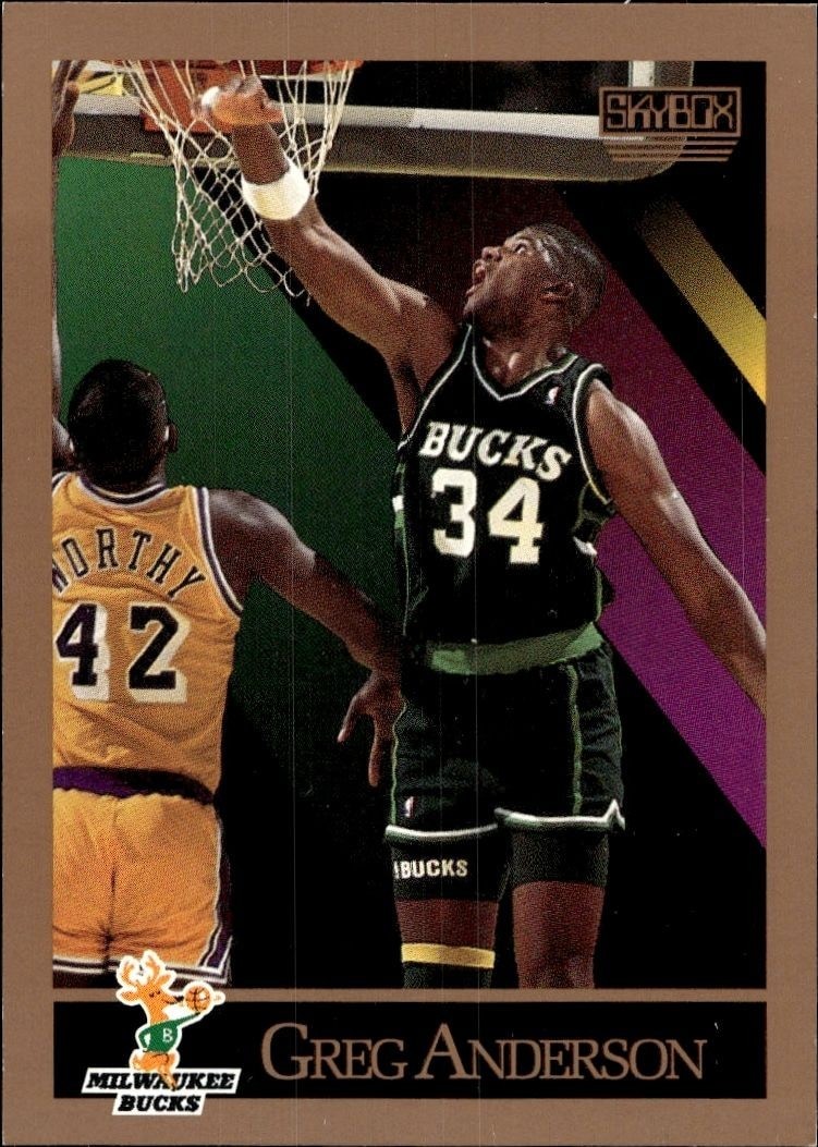 1990-91 Skybox Greg Anderson #155 trading card